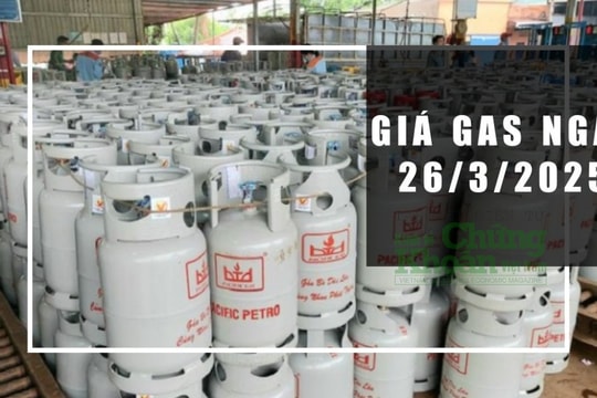 Giá gas hôm nay 26/3/2025: Tăng vọt trên thế giới, trong nước sắp "rục rịch"?