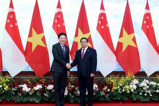 Đưa hợp tác Việt Nam - Singapore trở thành điển hình hợp tác trong khu vực