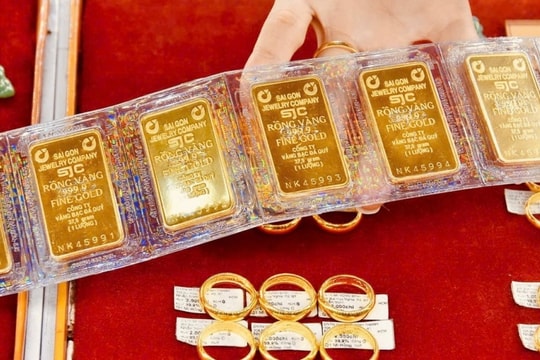 Giá vàng chiều nay 27/3/2025: Giá bán ra chạm 99,5 triệu đồng/lượng