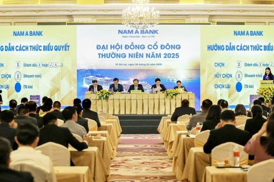ĐHĐCĐ Nam A Bank 2025: Mục tiêu lợi nhuận 5.000 tỷ đồng, chia cổ tức tỷ lệ 25%