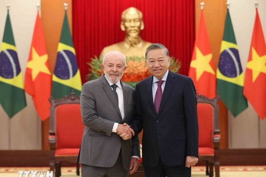 Tổng Bí thư Tô Lâm: Tạo thuận lợi cho thương mại song phương Việt Nam-Brazil