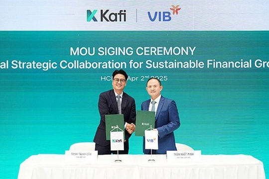 Chứng khoán Kafi bắt tay VIB phát triển hệ sinh thái tài chính số