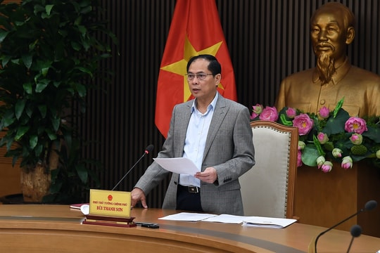 Phó Thủ tướng Bùi Thanh Sơn chủ trì họp Tổ công tác về hợp tác kinh tế, thương mại với Hoa Kỳ