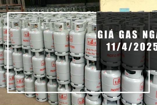 Giá gas hôm nay 11/4/2025: Tăng nhẹ trở lại, trong nước giữ ổn định trước đợt sóng mới?