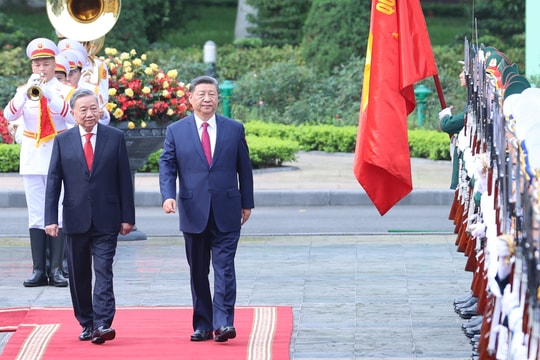 Tổ chức trọng thể lễ đón chính thức Tổng Bí thư, Chủ tịch nước Trung Quốc Tập Cận Bình