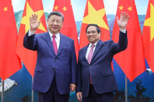 Thủ tướng Phạm Minh Chính hội kiến Tổng Bí thư, Chủ tịch nước Trung Quốc