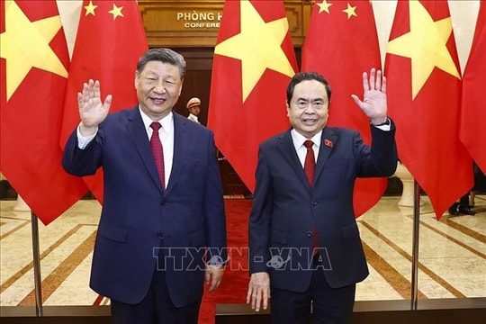 Chủ tịch Quốc hội Trần Thanh Mẫn hội kiến Tổng Bí thư, Chủ tịch nước Trung Quốc Tập Cận Bình