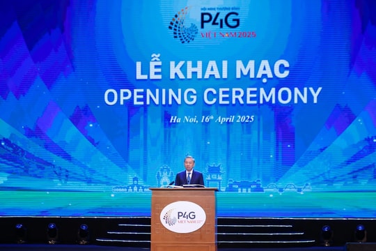 Tổng Bí thư Tô Lâm phát biểu thông điệp chính sách tại Hội nghị P4G Việt Nam 2025