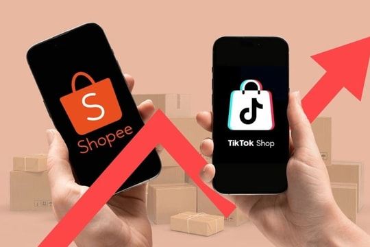 TikTok Shop lấn sâu thị phần, Shopee hụt hơi trong cuộc đua thương mại điện tử quý 1/2025