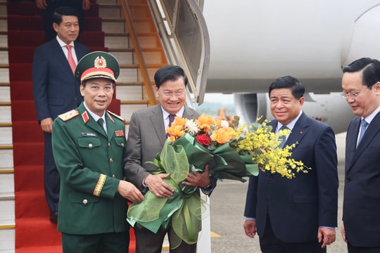 Tổng Bí thư, Chủ tịch nước Lào đến Việt Nam dự Lễ kỷ niệm 30/4