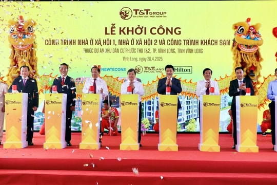 T&T Group khởi công xây dựng 2 công trình nhà ở xã hội tại Vĩnh Long