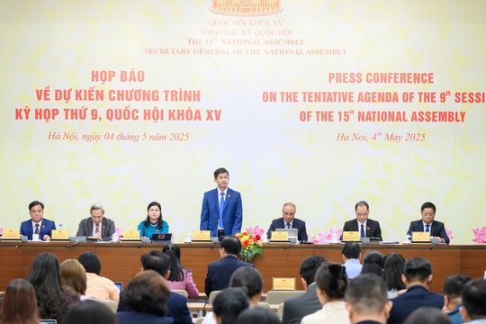 Kỳ họp thứ 9, Quốc hội khóa XV chính thức khai mạc vào sáng 5/5