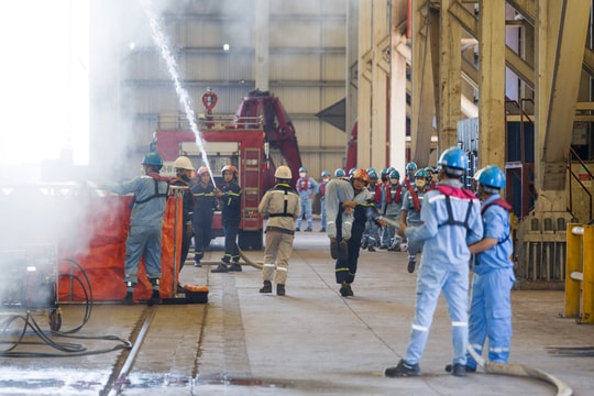 Thực hư thông tin vụ cháy tại nhà máy Dung Quất của Hòa Phát