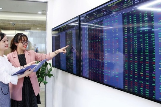 VN-Index giằng co, dòng tiền rời bất động sản đổ vào nhóm tài chính