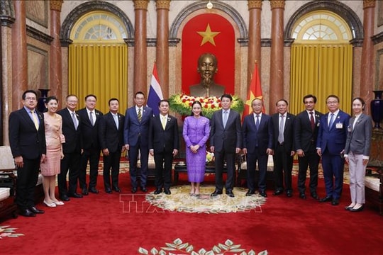 Chủ tịch nước: Thúc đẩy hợp tác Việt Nam-Thái Lan ngày càng thực chất, hiệu quả