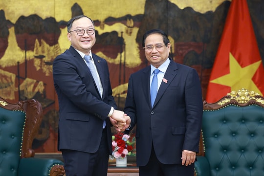 Thủ tướng tiếp lãnh đạo tập đoàn kinh tế hàng đầu Trung Quốc