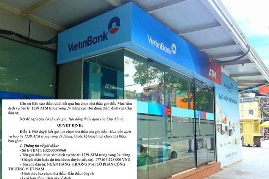 EI trúng thầu bảo trì 1.239 máy ATM cho VietinBank, giá trị gần 177 tỷ đồng