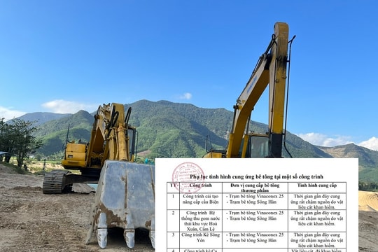 Đà Nẵng: Cát xây dựng khan hiếm đe dọa tiến độ nhiều dự án đầu tư công