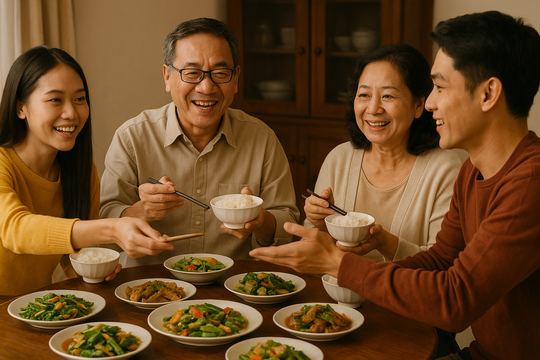 Chuyện mâm cơm: Tục lệ trong văn hóa của người Việt