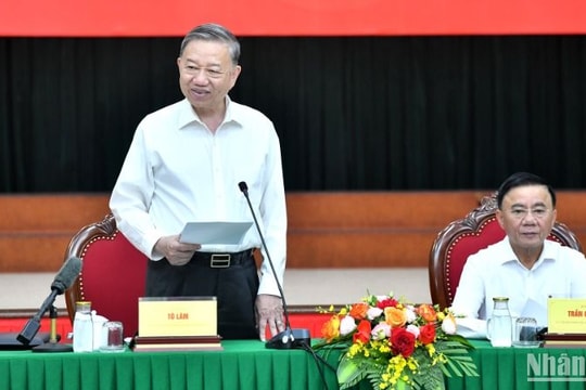 Tổng Bí thư Tô Lâm làm việc với Ban Tổ chức Trung ương