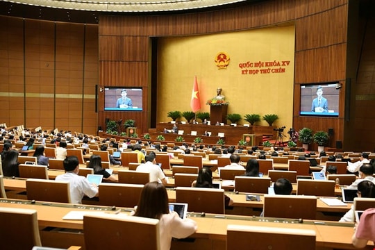 Quốc hội thảo luận dự án Luật sửa đổi, bổ sung một số điều của Luật các tổ chức tín dụng