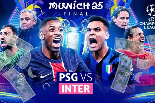 Chung kết C1 PSG vs Inter Milan: Khi hai mô hình kinh tế bóng đá châu Âu đối đầu trên sân cỏ