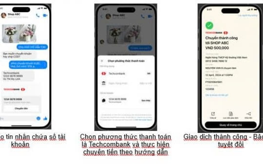 Không cần app, không cần OTP, Techcombank cho chuyển tiền ngay trên Messenger