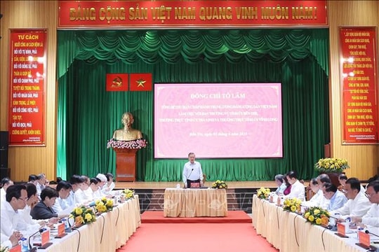 Tổng Bí thư: Kiến tạo mô hình phát triển mới, chuyển từ tư duy nhiệm kỳ sang tư duy chiến lược dài hạn