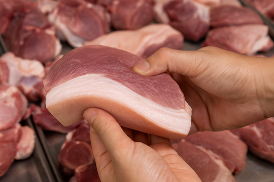 Thịt lợn (heo) sạch hay không? Cứ thử mẹo này là biết ngay!