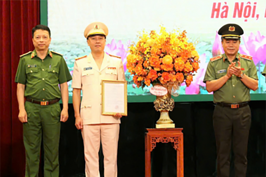 Bổ nhiệm Phó Giám đốc Công an Hà Nội