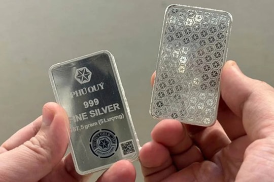 Giá bạc hôm nay 18/9: Bạc Phú Quý sụt giảm