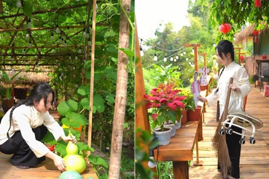 Diễn viên từng phải bán hàng vỉa hè nay có cơ ngơi biệt thự bạc tỷ, nội thất "đắt xắt ra miếng"