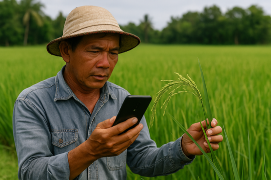 Nông dân dùng AI: Cách trồng trọt ở đồng bằng Việt Nam đang thay đổi thế nào?