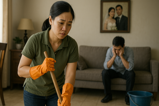 Tôi giấu chồng đi làm giúp việc để trả nợ vì anh đầu tư chứng khoán thua lỗ