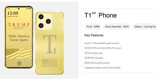 Tổng thống Donald Trump cho ra mắt hãng điện thoại mang tên mình