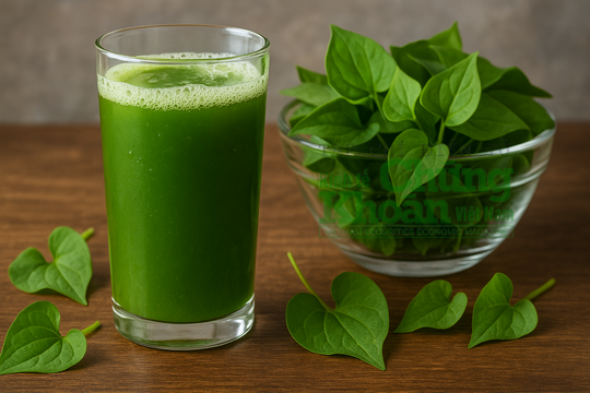 Chỉ cần 3 lần/tuần uống nước rau này: Gan khỏe, bụng nhẹ, da mịn