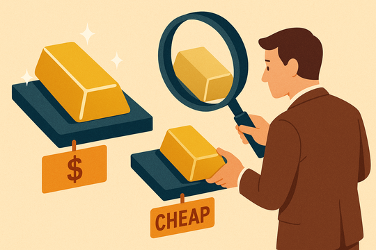 Đầu tư như chọn vàng, hàng pha dễ hút mắt, chỉ có giá trị thực mới bền lâu