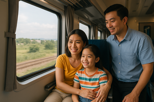 Tận hưởng chuyến du lịch hè 2025 bằng tàu hỏa: Những điều cần lưu ý để hành trình thêm suôn sẻ