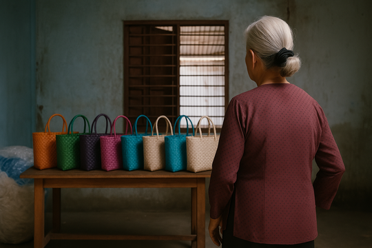 Khởi nghiệp tuổi “thất thập cổ lai hy”, bà cụ gốc Kiên Giang giúp nhiều người dân trong ấp nhỏ cải thiện thu nhập