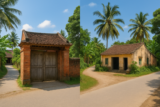 Phong cách sống hai đầu đất nước từ bản sắc làng quê: Vì sao nhà miền Bắc xây tường cao, còn miền Nam để ngõ rộng?