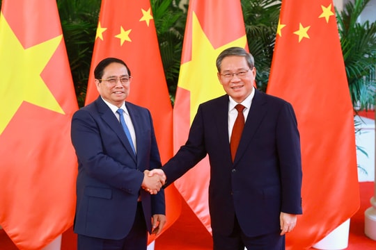 Thủ tướng Phạm Minh Chính hội đàm với Thủ tướng Trung Quốc Lý Cường