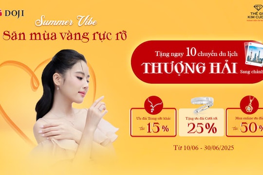Doji và Thế Giới Kim Cương ưu đãi lớn trong “mùa chung đôi”