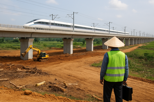 Tỉnh miền Trung không thuộc diện sáp nhập tiên phong khơi dòng cho dự án đường sắt cao tốc Bắc-Nam