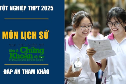 Đề thi, đáp án 24 mã đề môn Lịch sử thi tốt nghiệp THPT năm 2025 nhanh và chính xác nhất