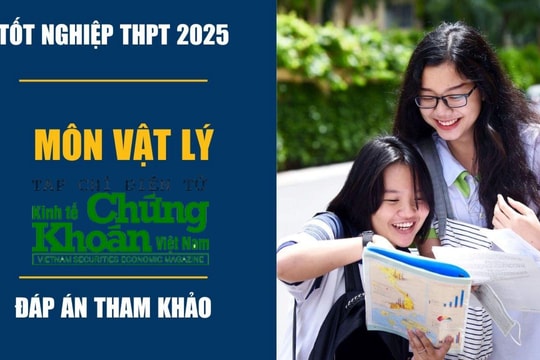 Đề thi, đáp án 24 mã đề môn Vật lý thi tốt nghiệp THPT năm 2025 nhanh và chính xác nhất