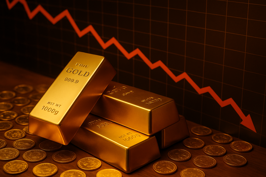 Giá vàng liên tiếp phá đáy, nhà đầu tư chuyển hướng, kịch bản giá giảm dần rõ nét