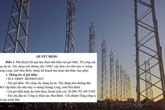 Một doanh nghiệp niêm yết trên HNX trúng nhiều gói thầu ngành điện
