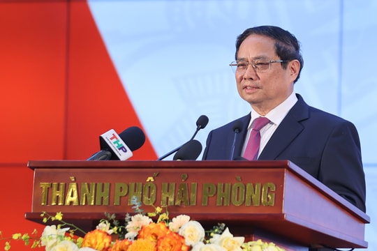 Thủ tướng: Hải Phòng (mới) gương mẫu, đi đầu xây dựng thành phố XHCN trong kỷ nguyên mới