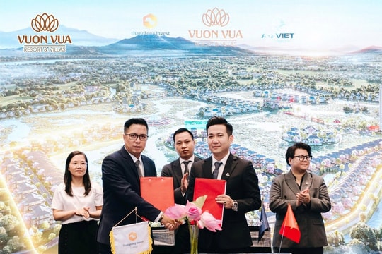 Lễ ký kết Hợp đồng Tổng đại lý phân phối phân khu Làng Nhật – Vườn Vua Resort & Villas