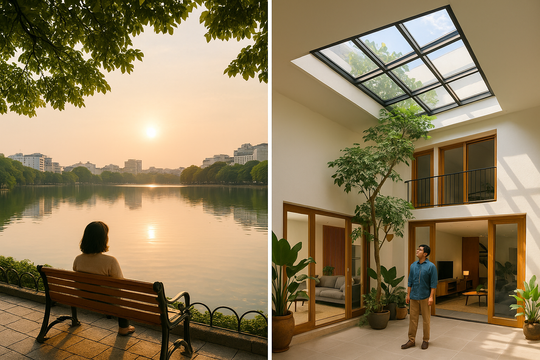 Phong cách sống giữa đô thị: Vì sao người Hà Nội thích sống gần hồ, người Sài Gòn chuộng nhà có giếng trời?